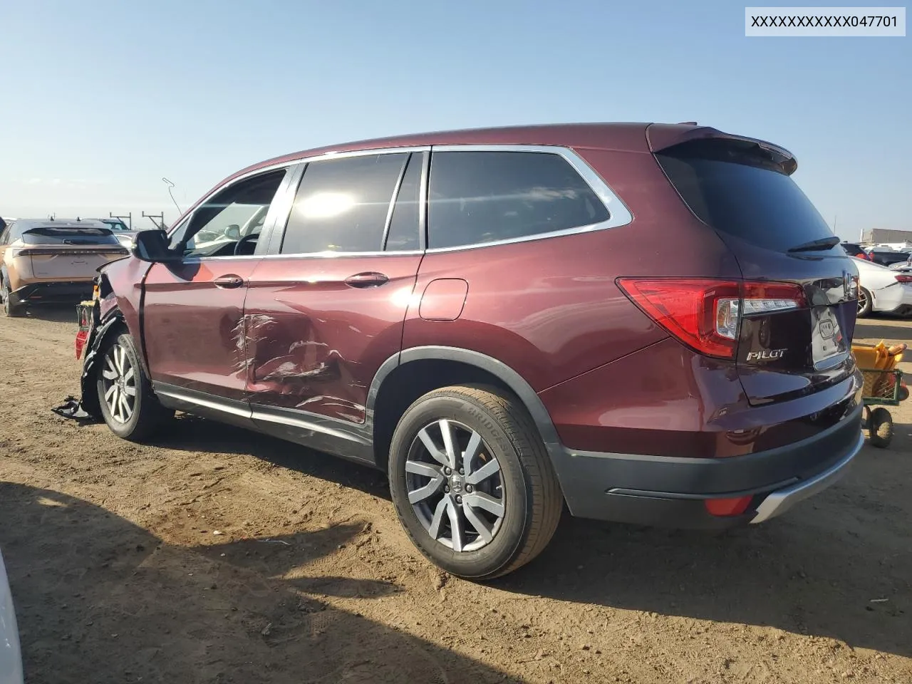 2021 Honda Pilot VIN: XXXXXXXXXXX047701 Lot: 70467624