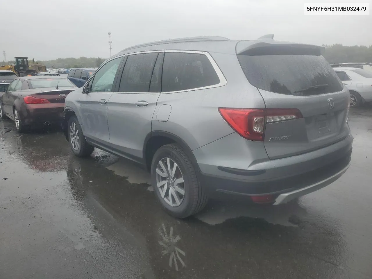 2021 Honda Pilot Ex VIN: 5FNYF6H31MB032479 Lot: 72236364