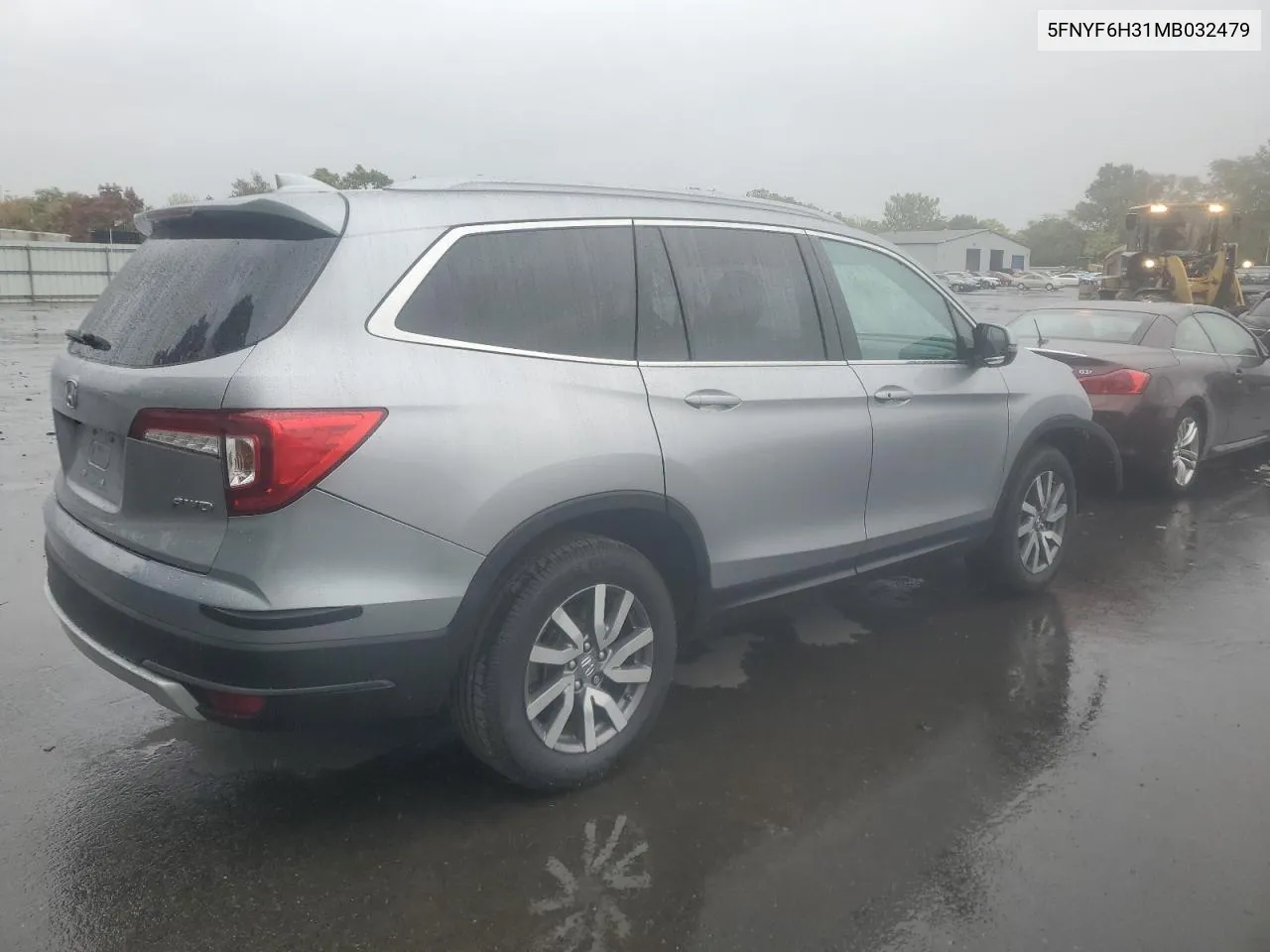 2021 Honda Pilot Ex VIN: 5FNYF6H31MB032479 Lot: 72236364