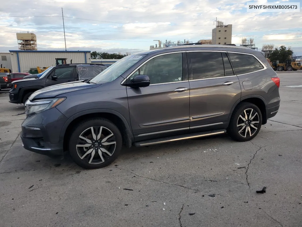 2021 Honda Pilot Touring VIN: 5FNYF5H9XMB005473 Lot: 74635084