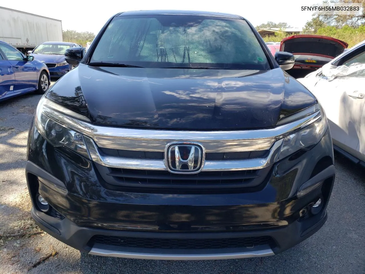 2021 Honda Pilot Exl VIN: 5FNYF6H56MB032883 Lot: 76421424