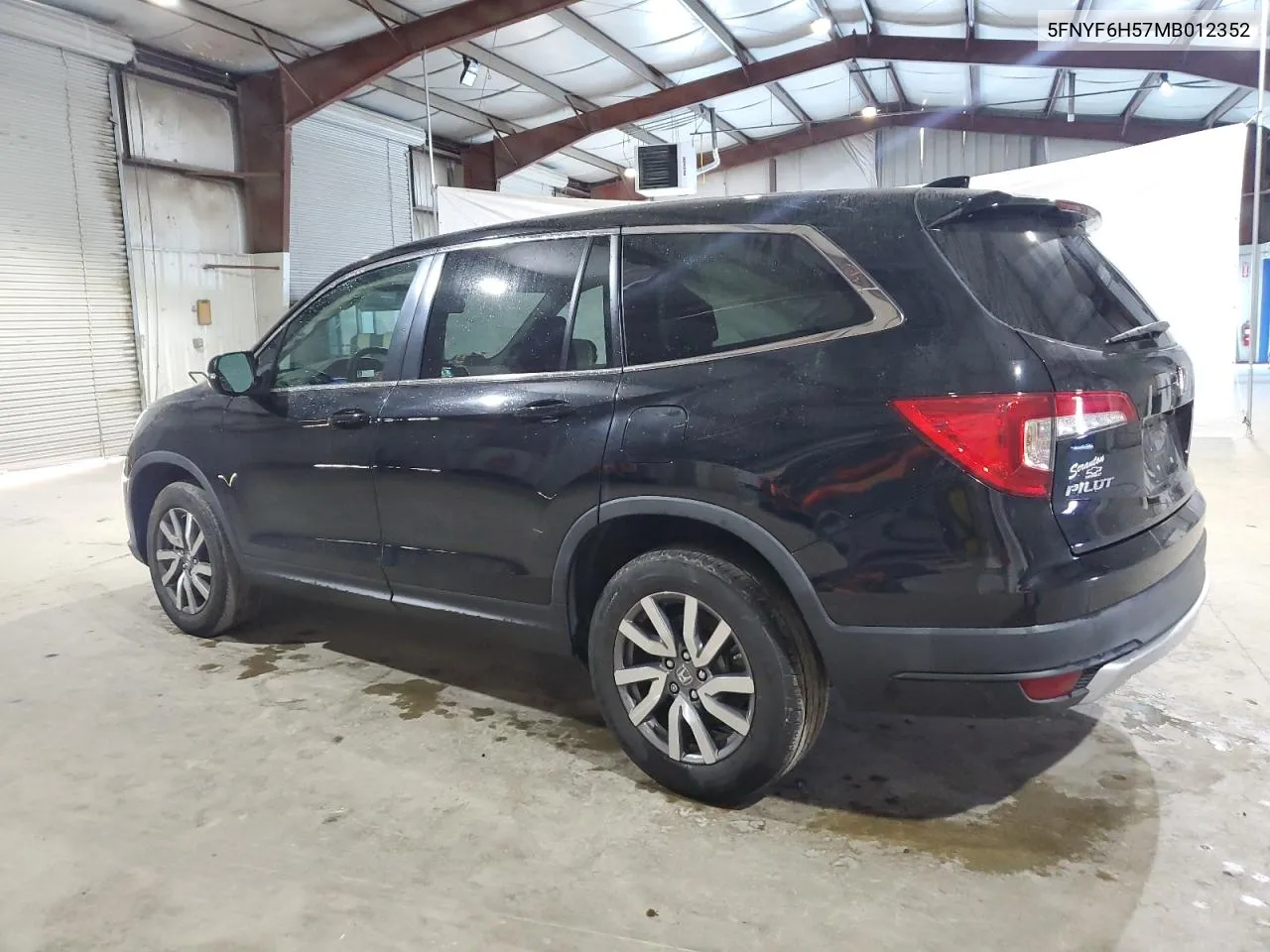 2021 Honda Pilot Exl VIN: 5FNYF6H57MB012352 Lot: 76948064