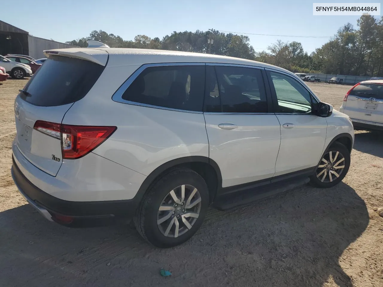 2021 Honda Pilot Exl VIN: 5FNYF5H54MB044864 Lot: 77614644