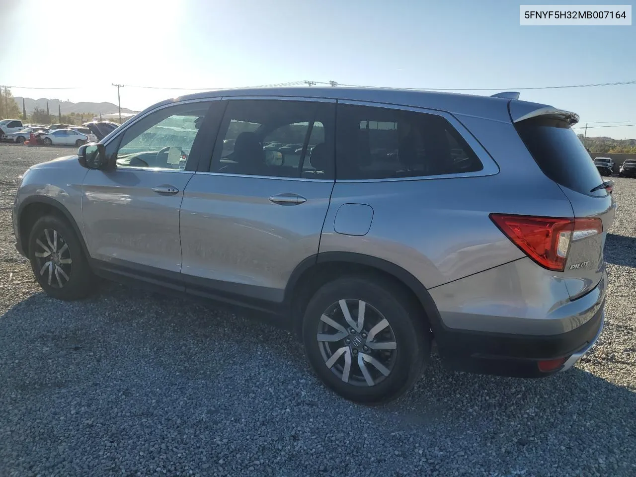 2021 Honda Pilot Ex VIN: 5FNYF5H32MB007164 Lot: 79018974