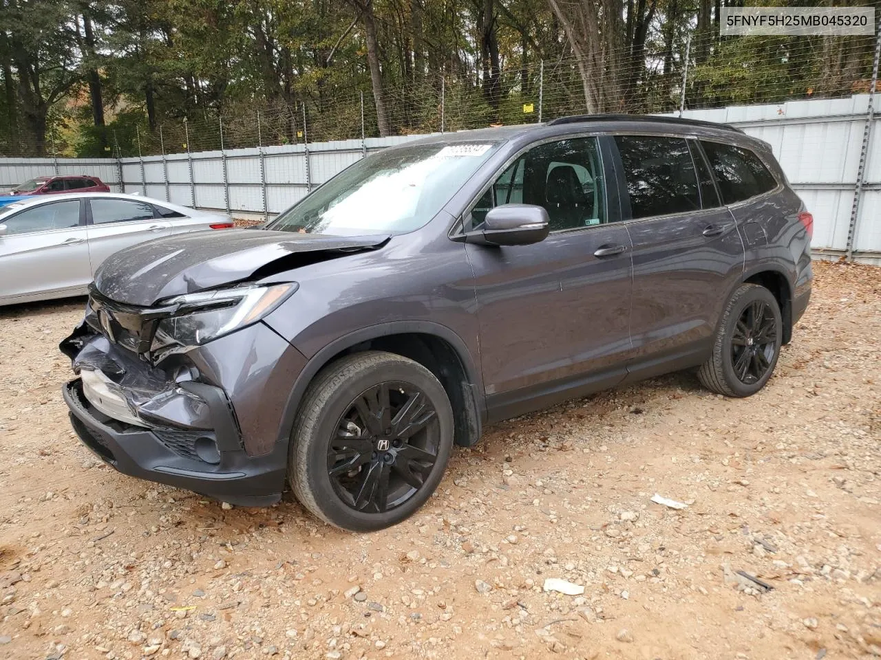 2021 Honda Pilot Se VIN: 5FNYF5H25MB045320 Lot: 79235834