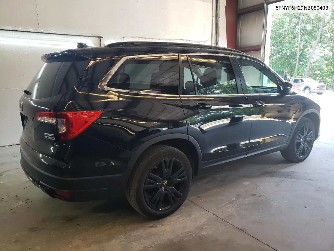 2022 Honda Pilot Se VIN: 5FNYF6H29NB080403 Lot: 59737694