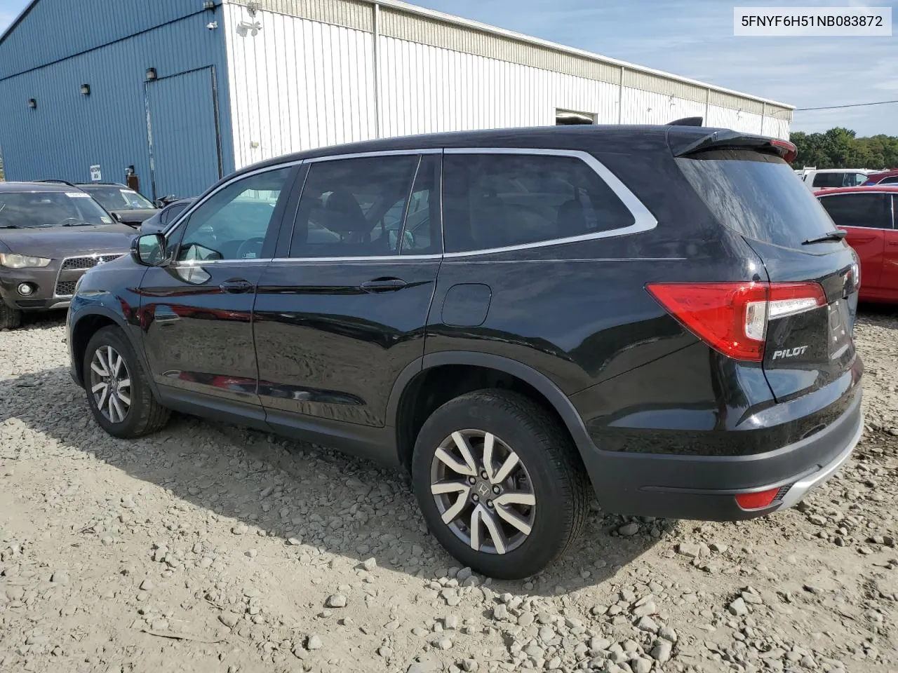 2022 Honda Pilot Exl VIN: 5FNYF6H51NB083872 Lot: 71742704