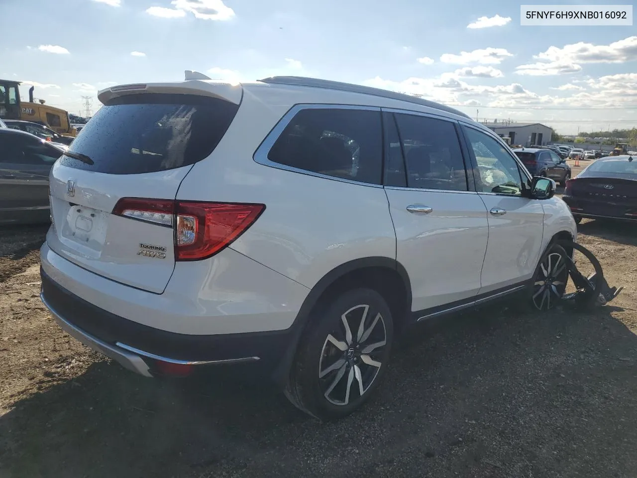 5FNYF6H9XNB016092 2022 Honda Pilot Touring