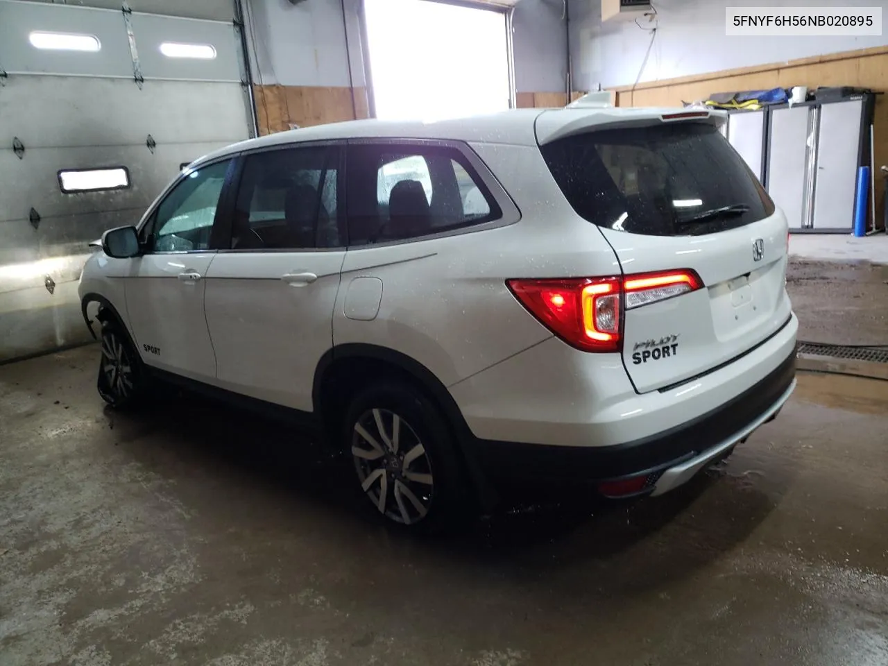 2022 Honda Pilot Exl VIN: 5FNYF6H56NB020895 Lot: 76085274