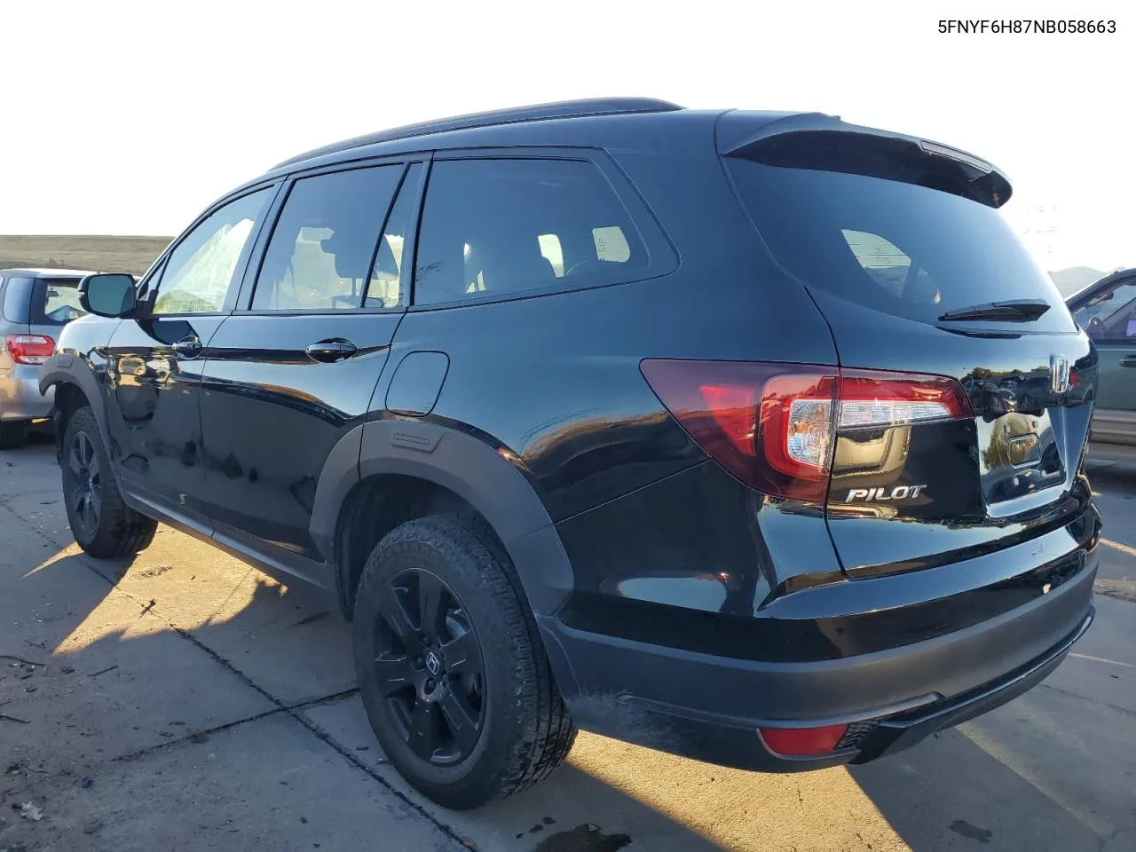 2022 Honda Pilot Trailsport VIN: 5FNYF6H87NB058663 Lot: 77188044