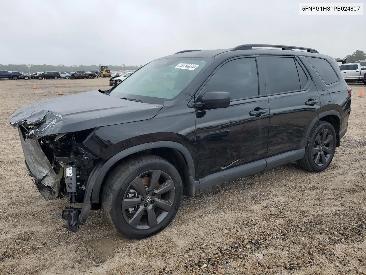 2023 Honda Pilot Sport VIN: 5FNYG1H31PB024807 Lot: 68918834