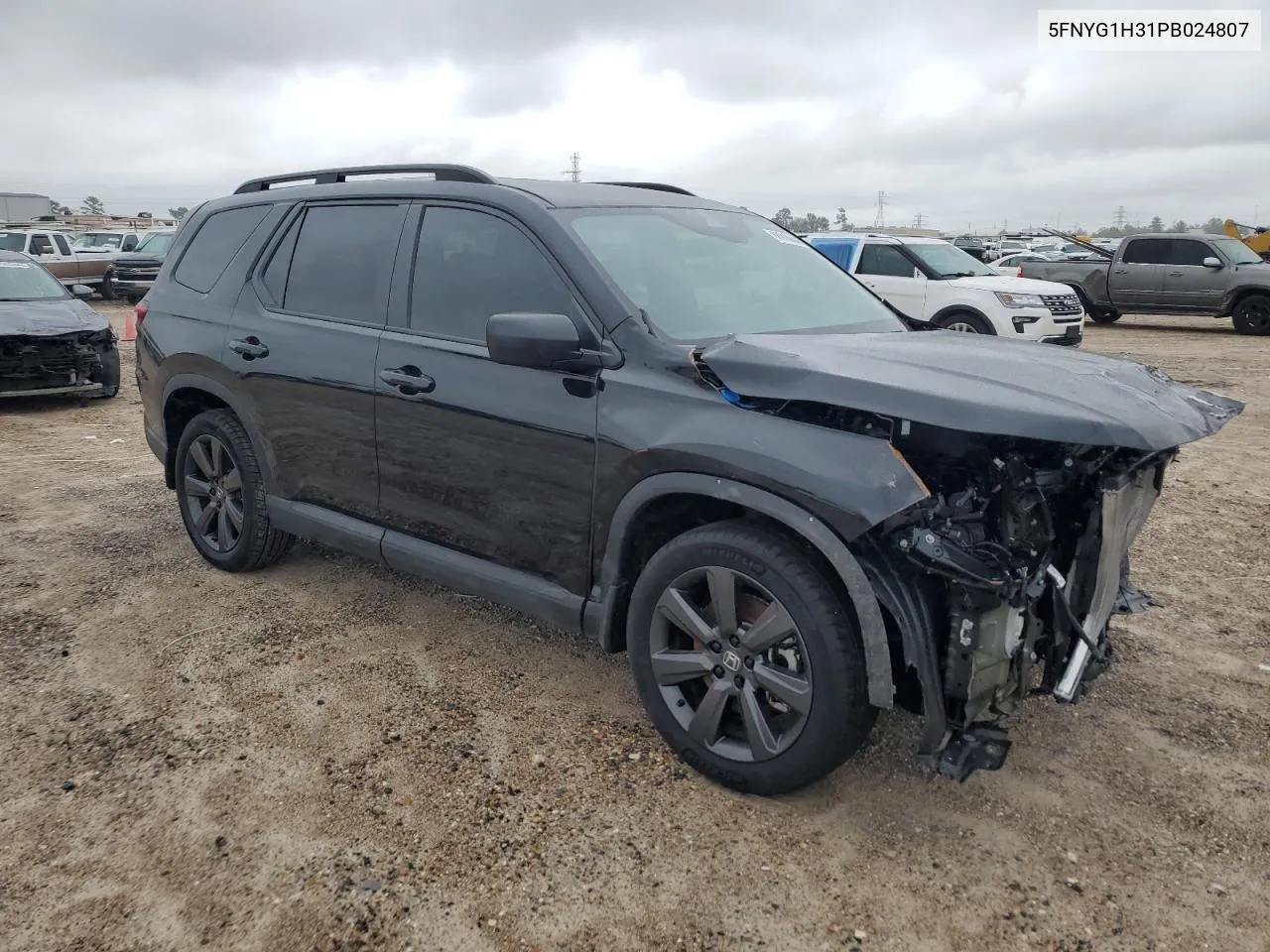 2023 Honda Pilot Sport VIN: 5FNYG1H31PB024807 Lot: 68918834