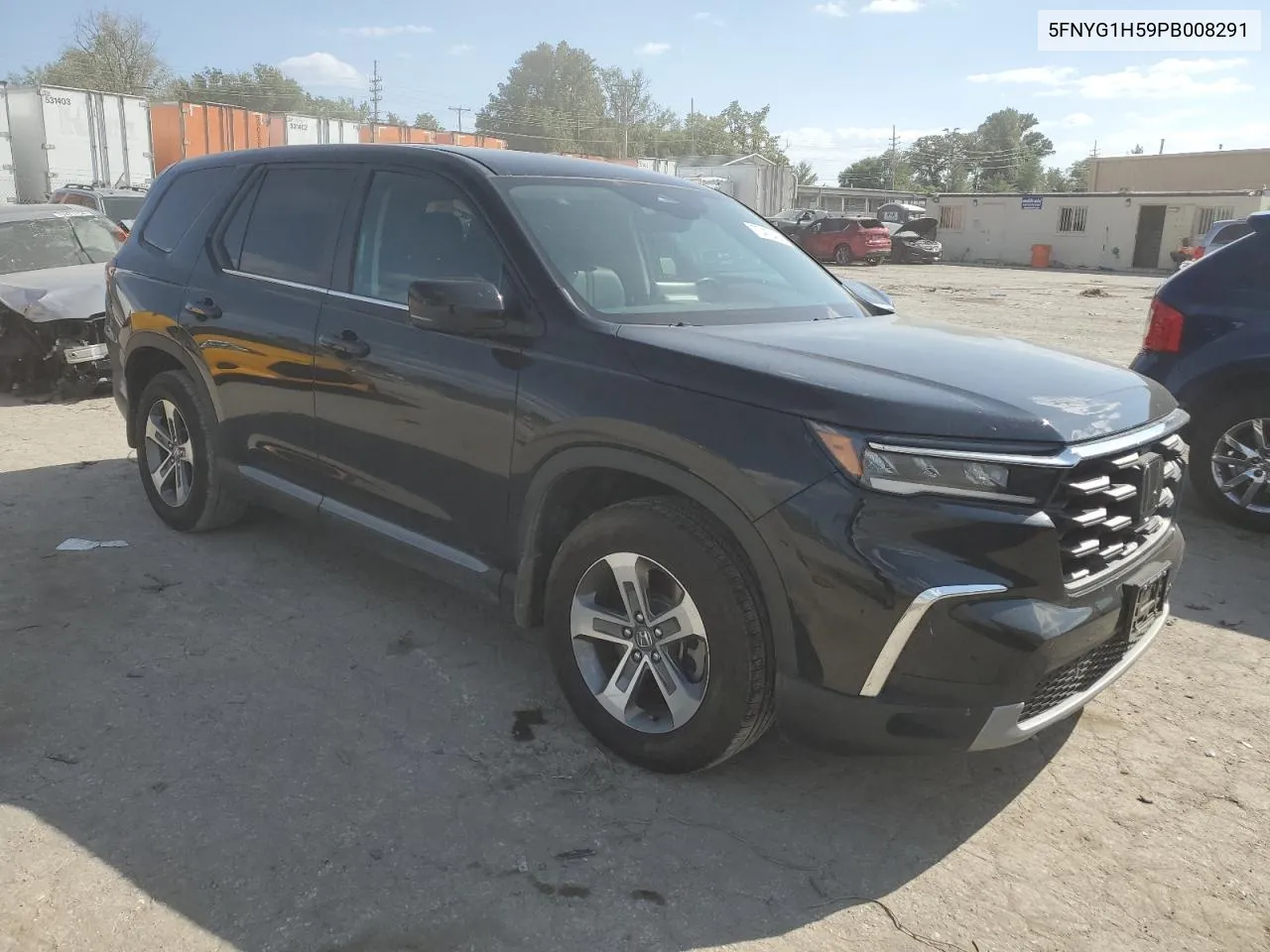 2023 Honda Pilot Exl VIN: 5FNYG1H59PB008291 Lot: 70419474