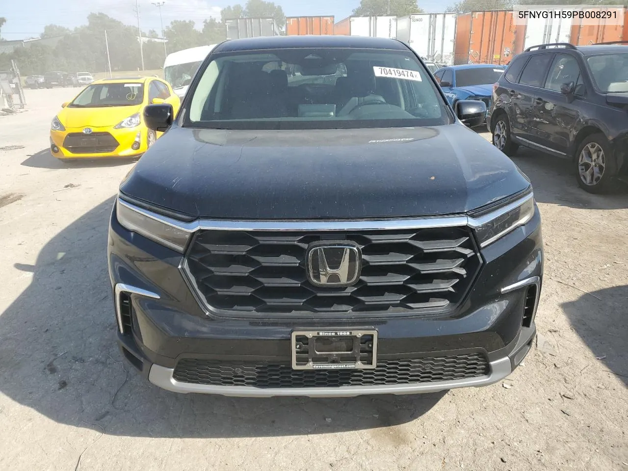 5FNYG1H59PB008291 2023 Honda Pilot Exl