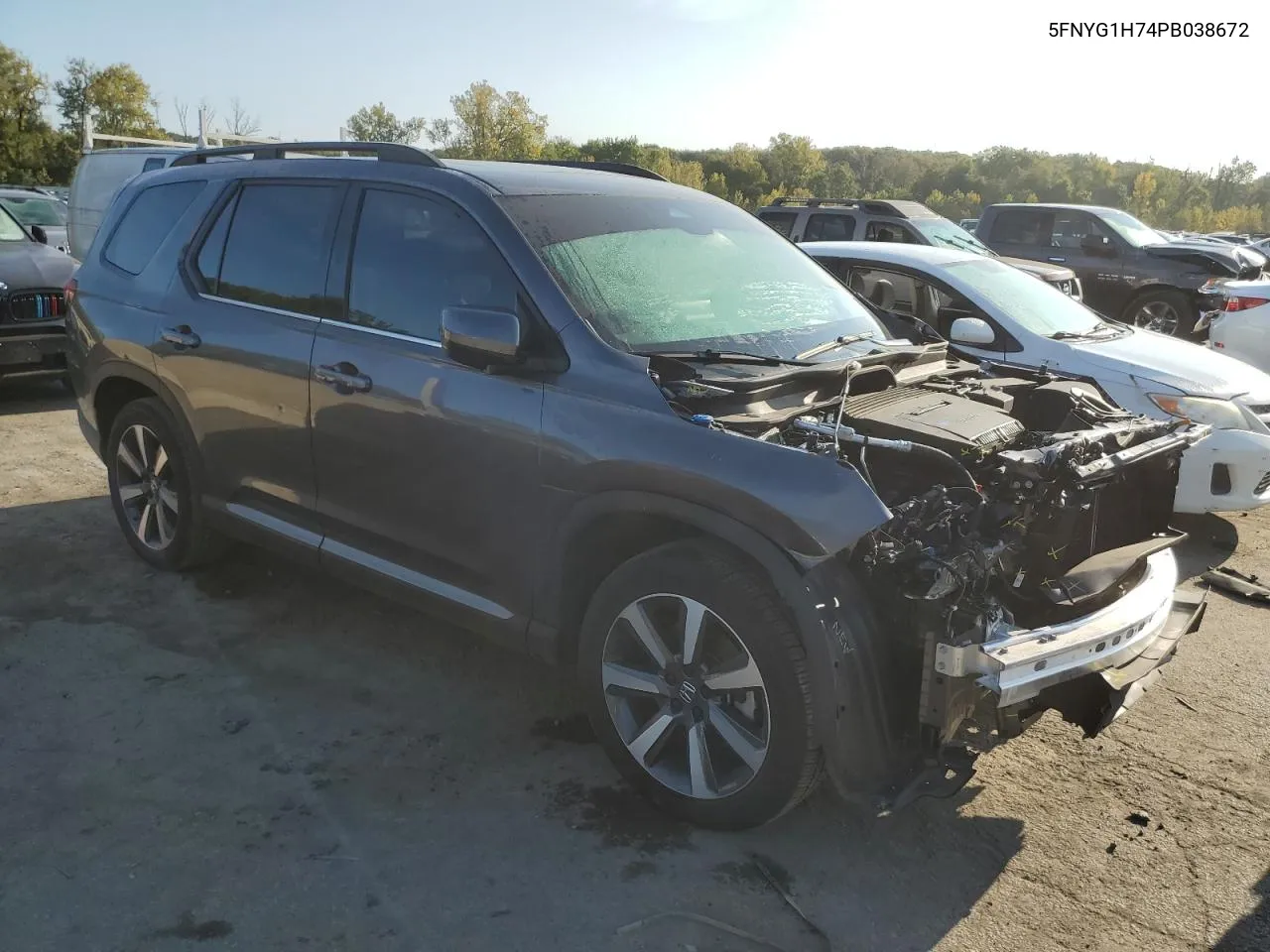 2023 Honda Pilot Touring VIN: 5FNYG1H74PB038672 Lot: 70996204