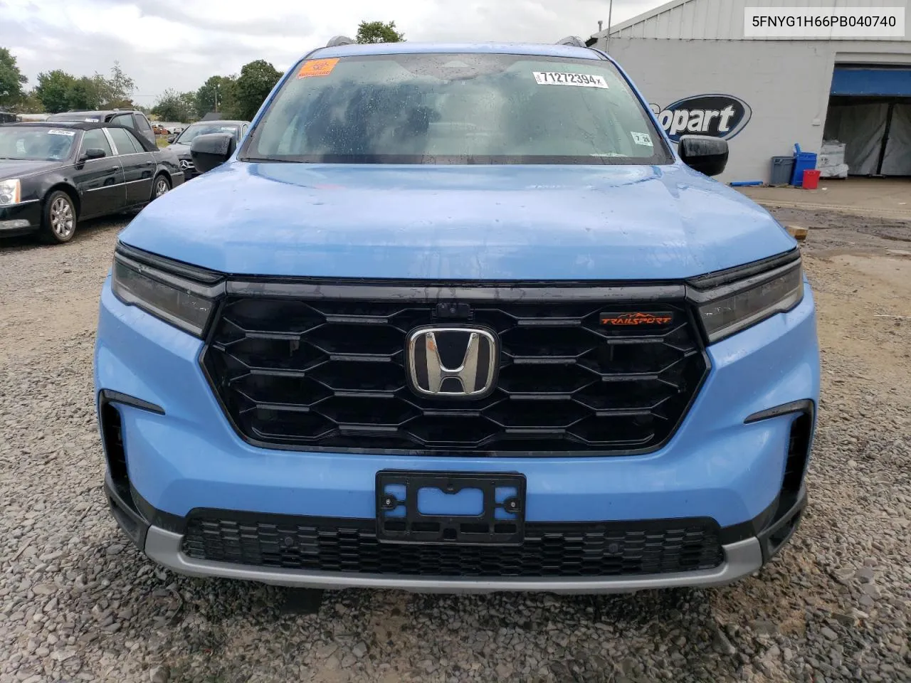 2023 Honda Pilot Trailsport VIN: 5FNYG1H66PB040740 Lot: 71272394