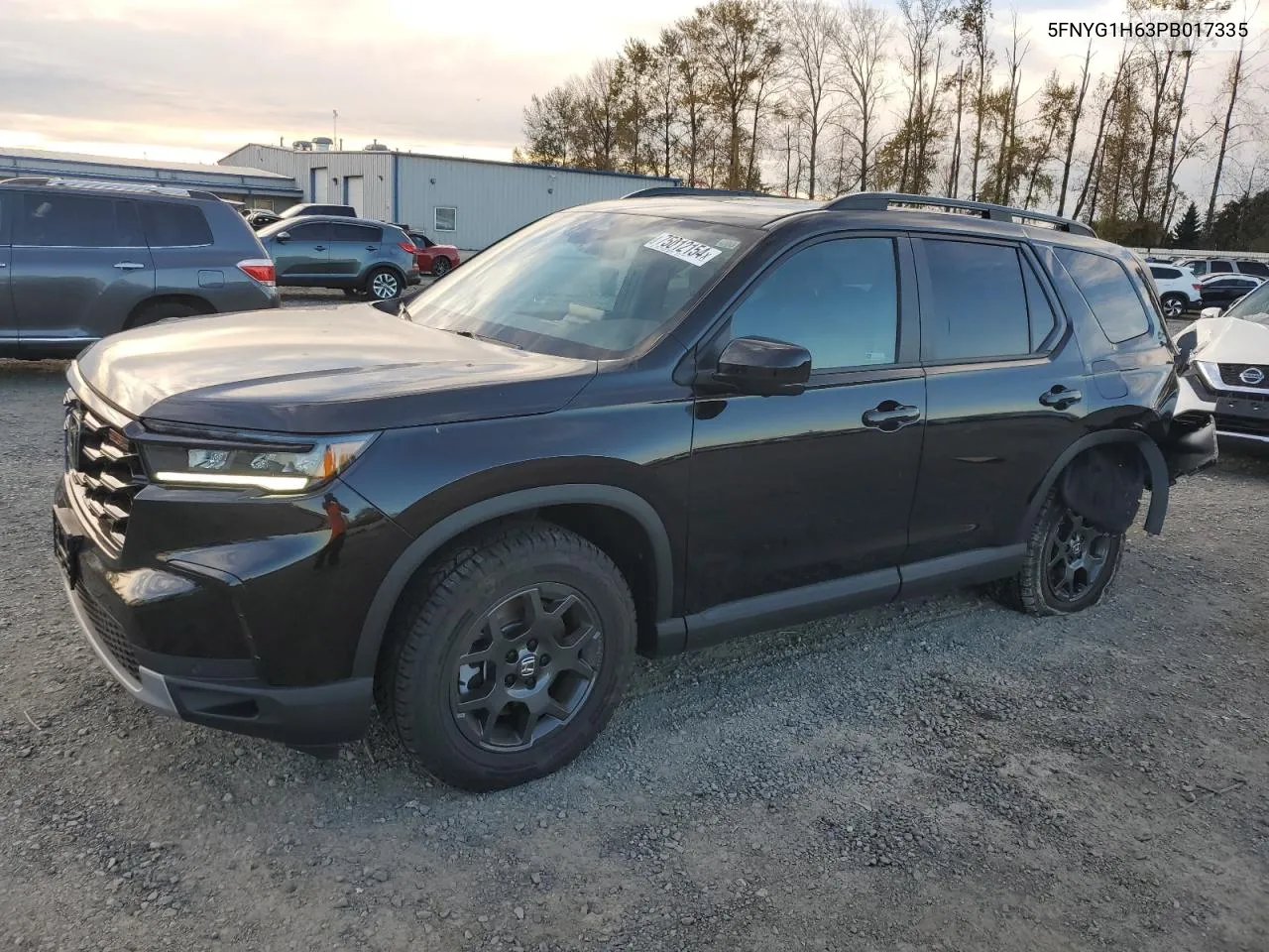 2023 Honda Pilot Trailsport VIN: 5FNYG1H63PB017335 Lot: 75012154