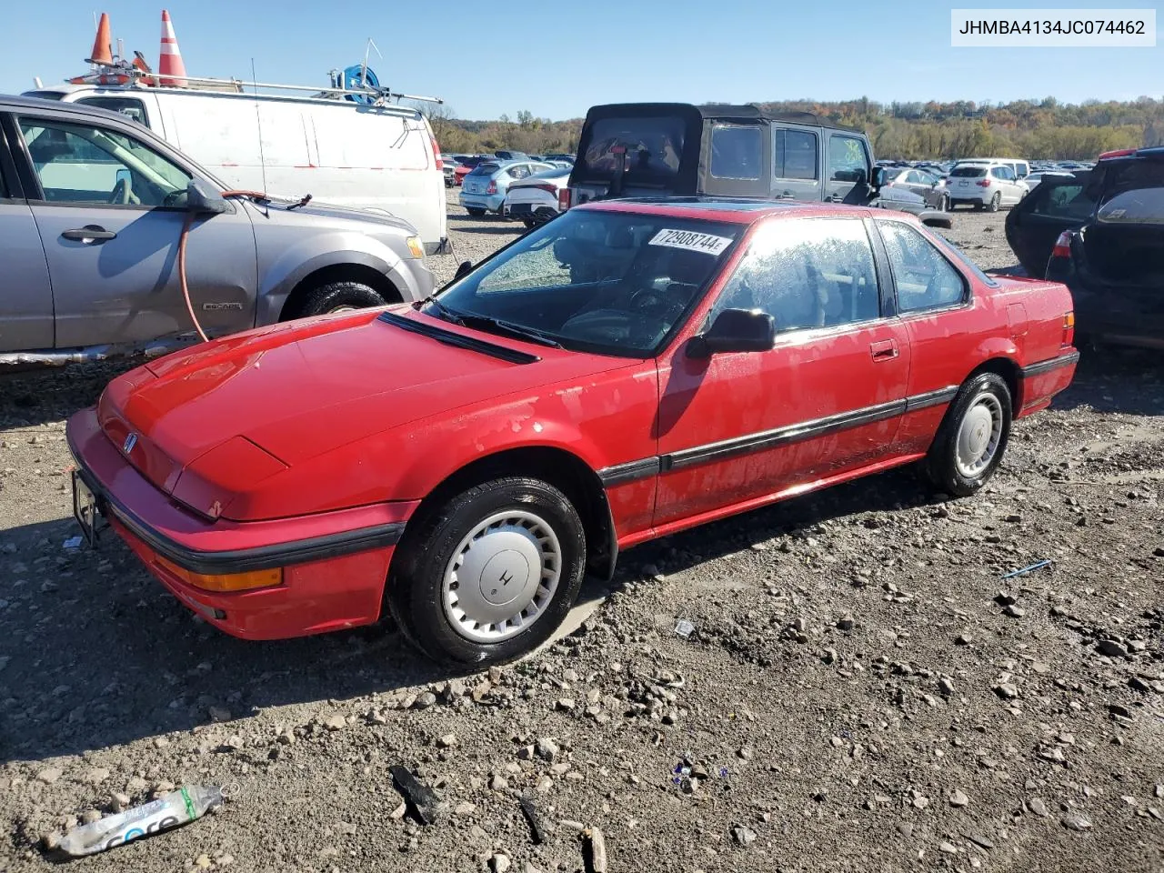 1988 Honda Prelude 2.0Si VIN: JHMBA4134JC074462 Lot: 72908744