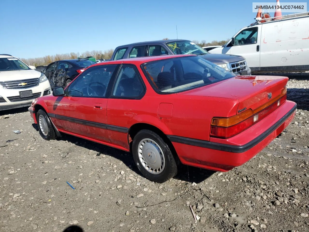 1988 Honda Prelude 2.0Si VIN: JHMBA4134JC074462 Lot: 72908744