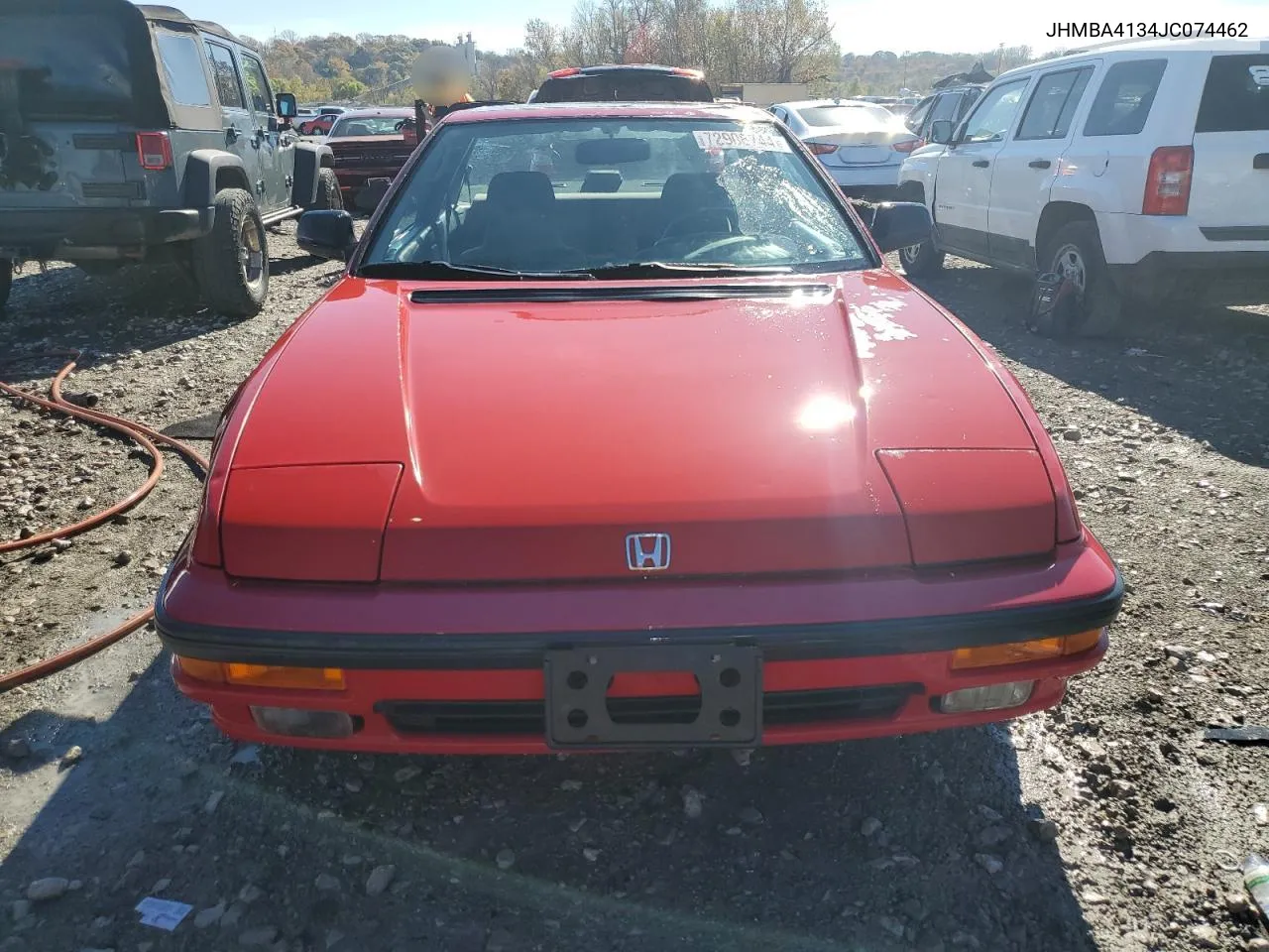 1988 Honda Prelude 2.0Si VIN: JHMBA4134JC074462 Lot: 72908744