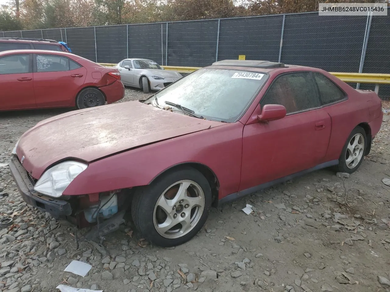 1997 Honda Prelude VIN: JHMBB6248VC015436 Lot: 79430784