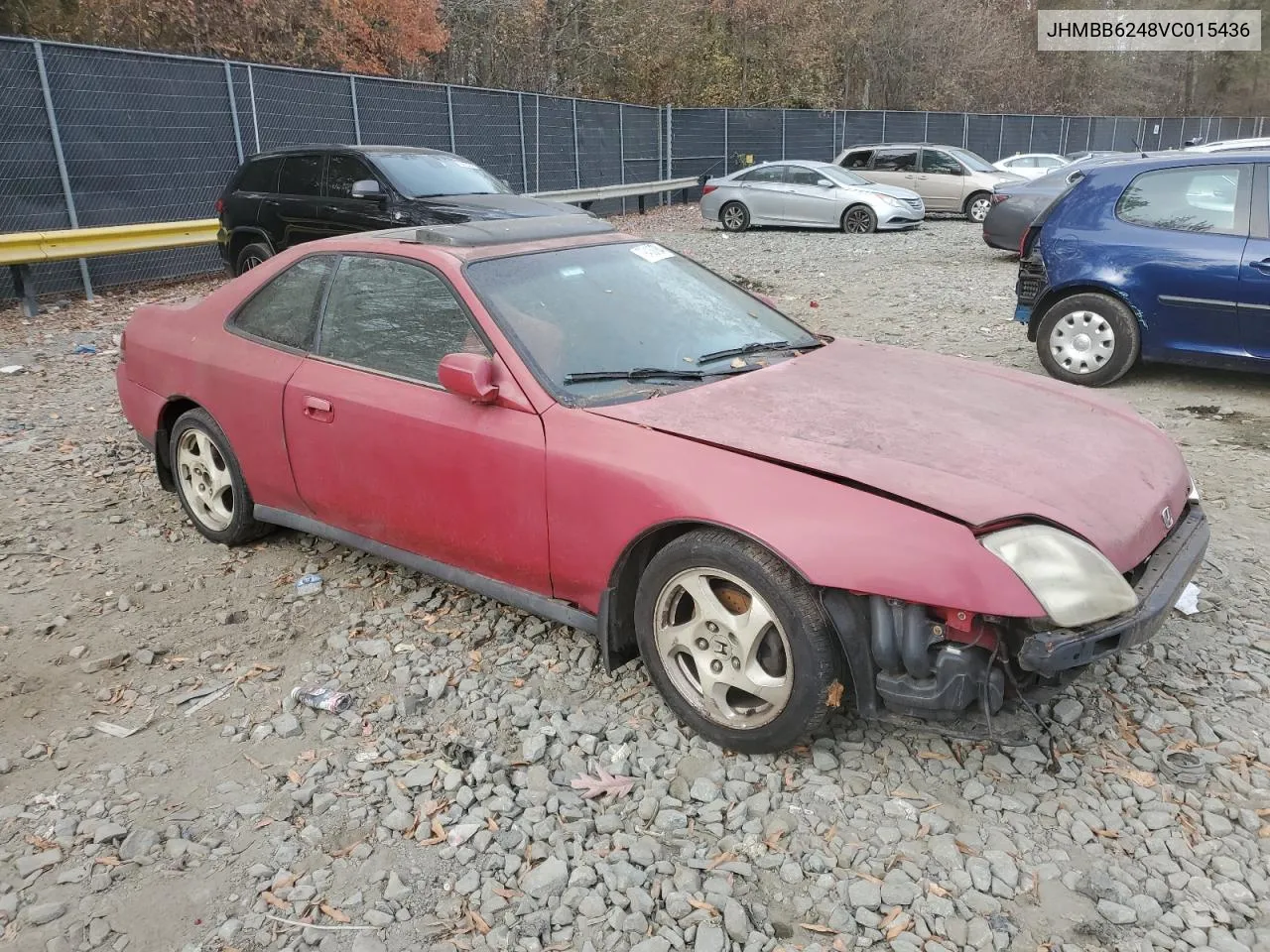 1997 Honda Prelude VIN: JHMBB6248VC015436 Lot: 79430784