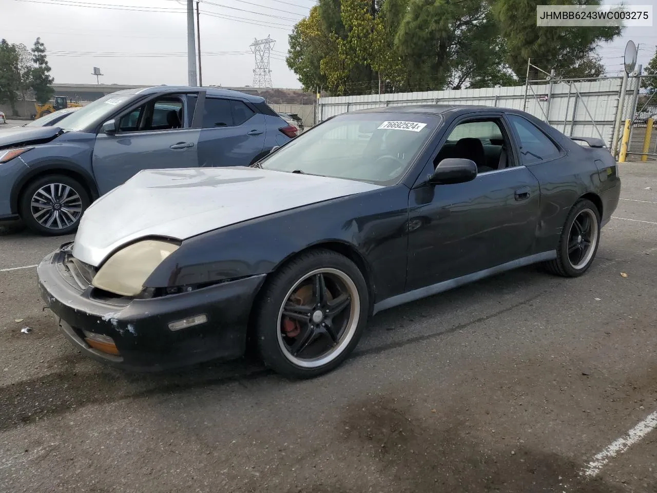 1998 Honda Prelude VIN: JHMBB6243WC003275 Lot: 76692524