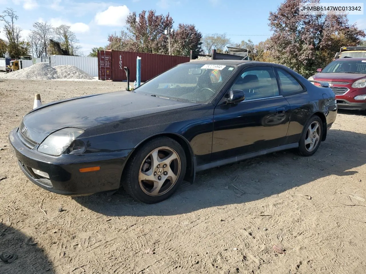 1998 Honda Prelude VIN: JHMBB6147WC013342 Lot: 78221994