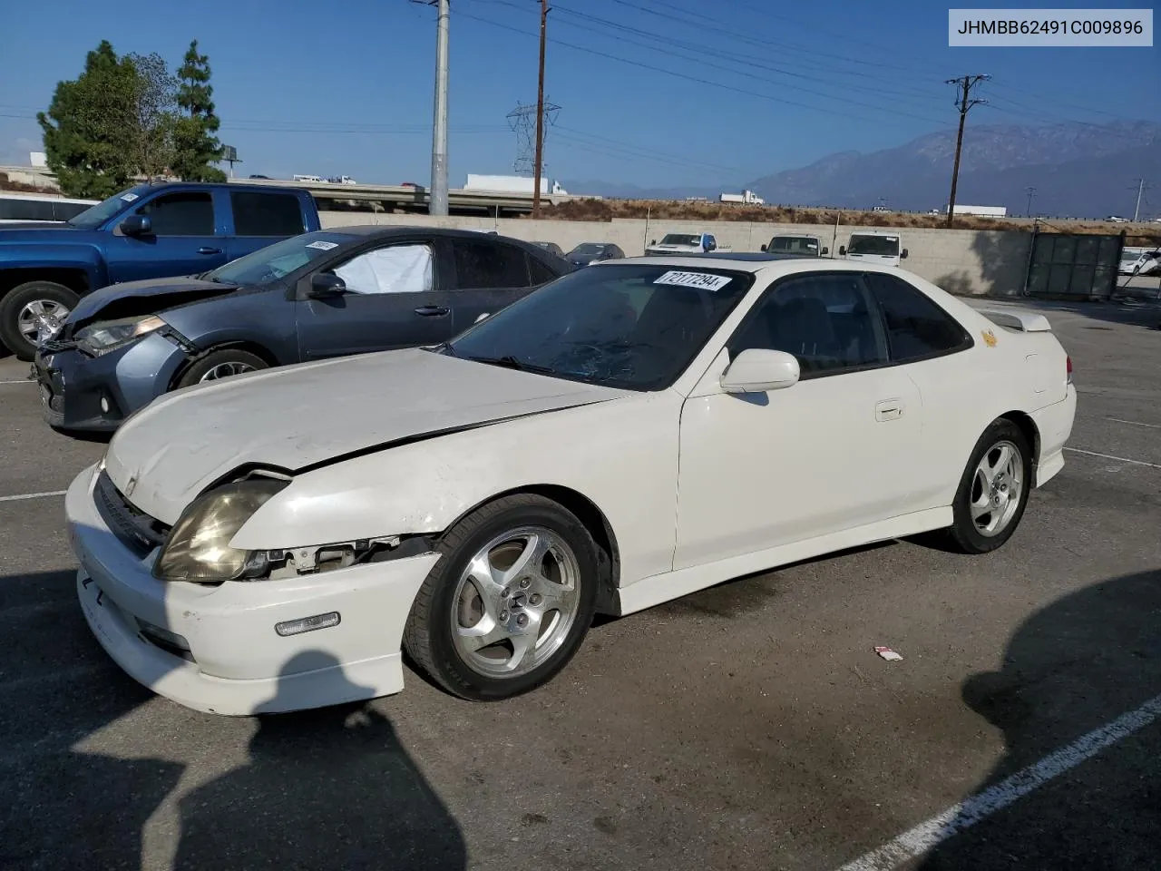 2001 Honda Prelude VIN: JHMBB62491C009896 Lot: 72177294