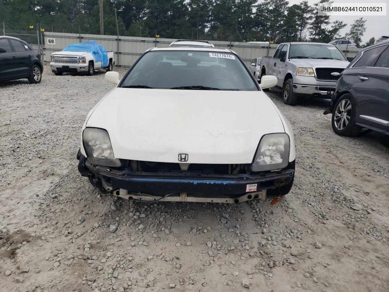 2001 Honda Prelude VIN: JHMBB62441C010521 Lot: 74277074