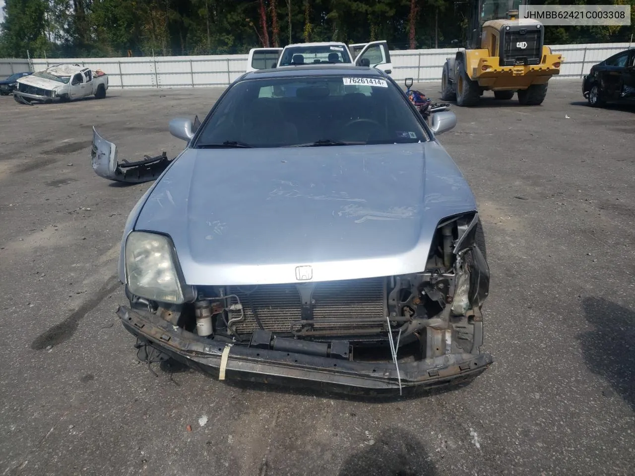 2001 Honda Prelude VIN: JHMBB62421C003308 Lot: 76261414