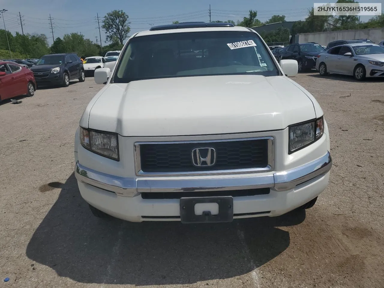 2006 Honda Ridgeline Rtl VIN: 2HJYK16536H519565 Lot: 51586274