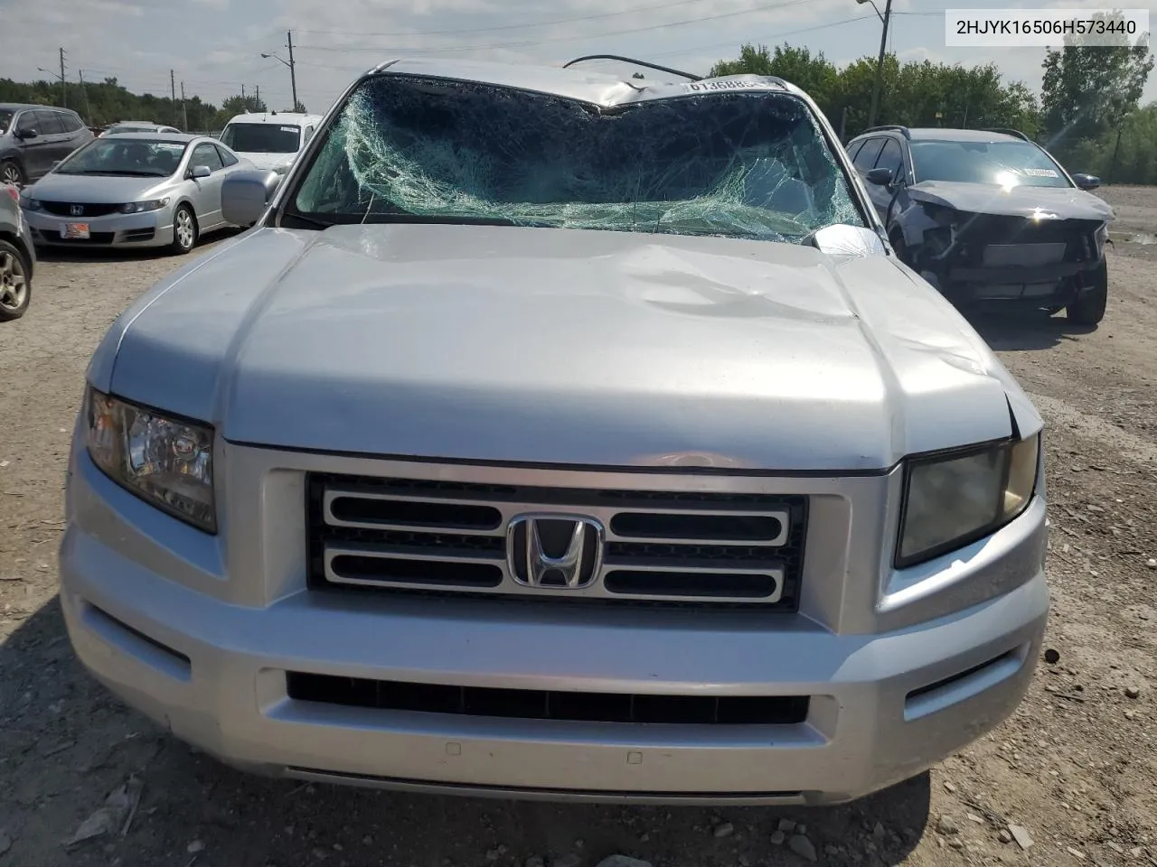 2006 Honda Ridgeline Rtl VIN: 2HJYK16506H573440 Lot: 61368854