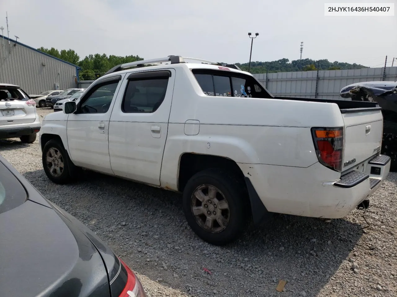 2006 Honda Ridgeline Rts VIN: 2HJYK16436H540407 Lot: 64620434