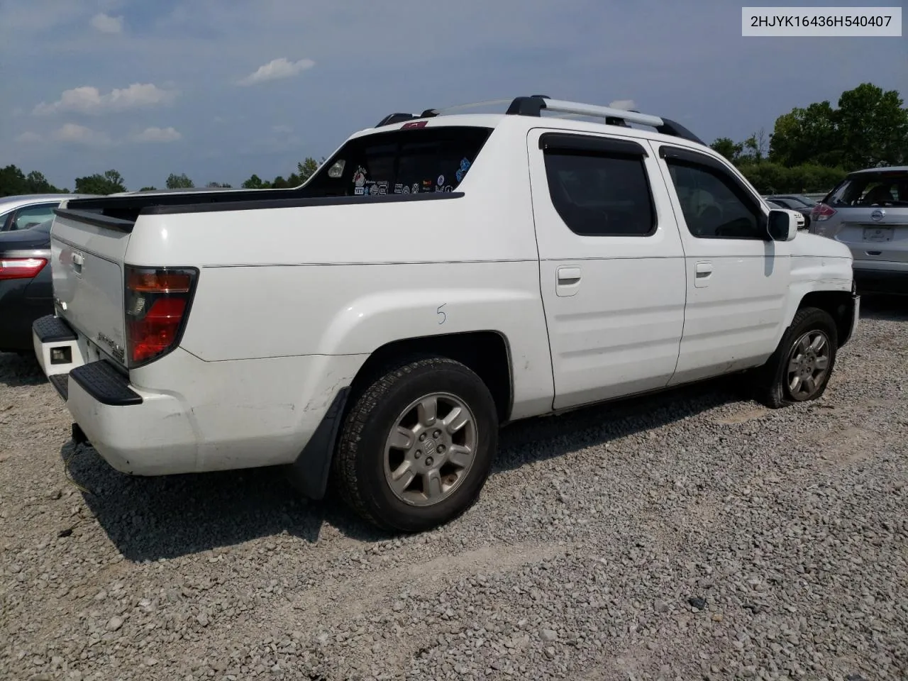 2006 Honda Ridgeline Rts VIN: 2HJYK16436H540407 Lot: 64620434