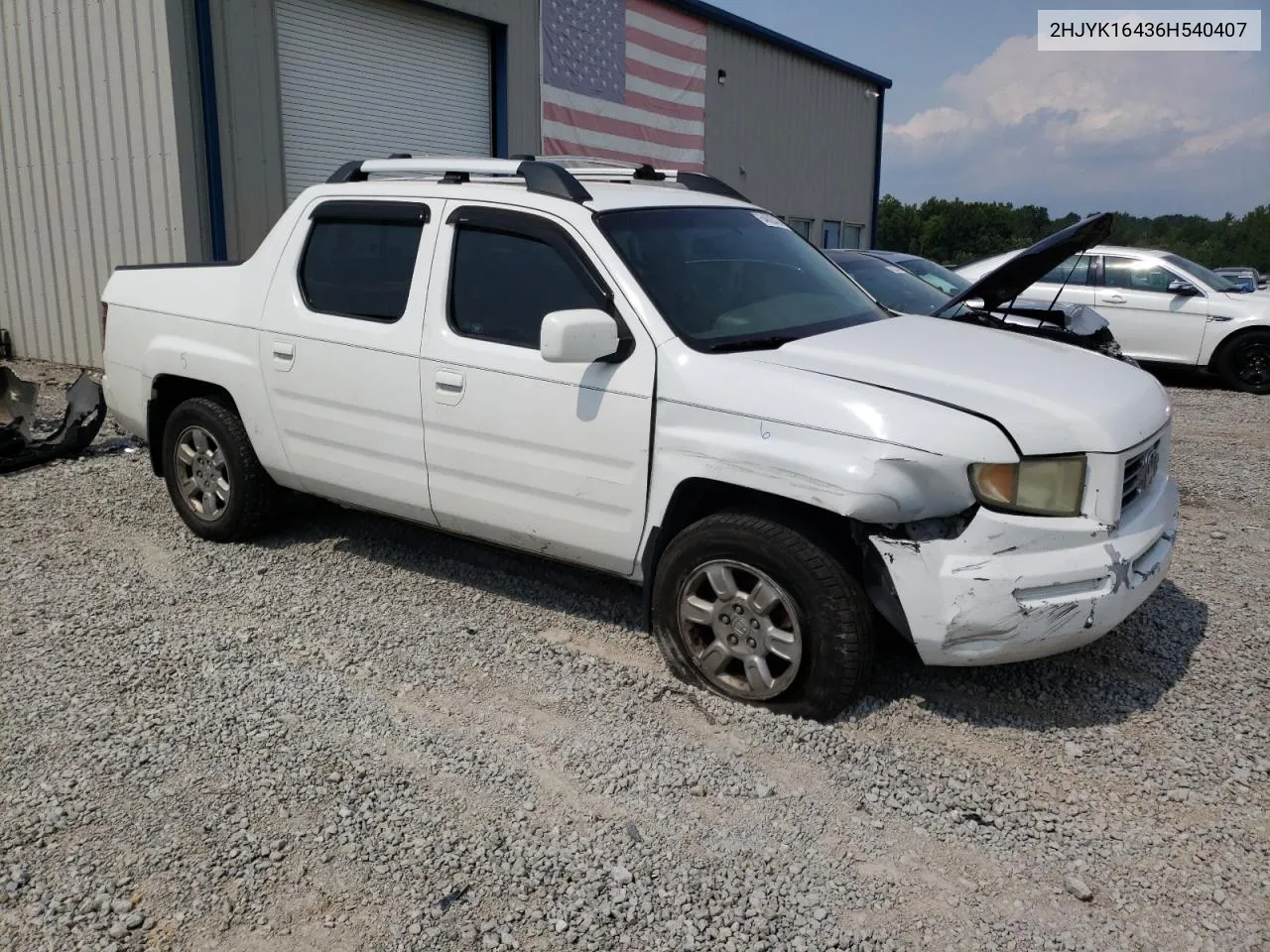 2006 Honda Ridgeline Rts VIN: 2HJYK16436H540407 Lot: 64620434