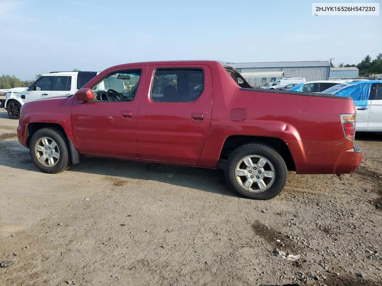 2006 Honda Ridgeline Rtl VIN: 2HJYK16526H547230 Lot: 65676694