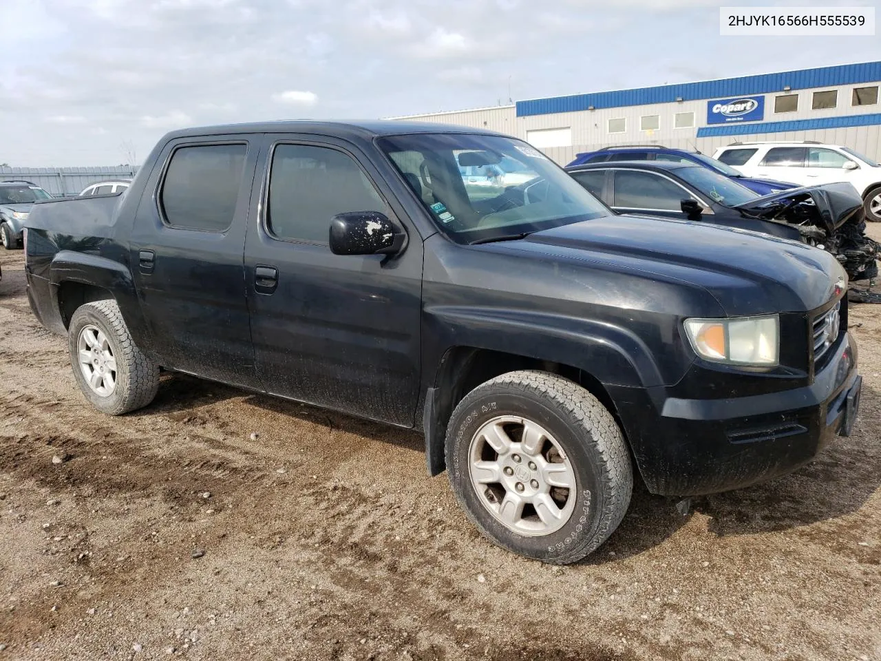 2006 Honda Ridgeline Rtl VIN: 2HJYK16566H555539 Lot: 66133754