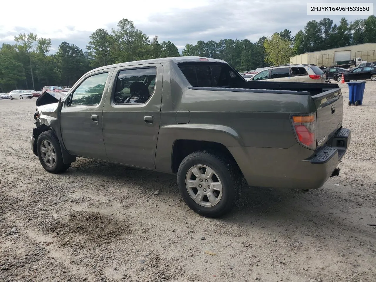 2006 Honda Ridgeline Rts VIN: 2HJYK16496H533560 Lot: 67663704