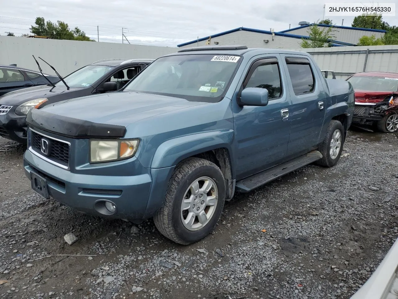 2006 Honda Ridgeline Rtl VIN: 2HJYK16576H545330 Lot: 68220614