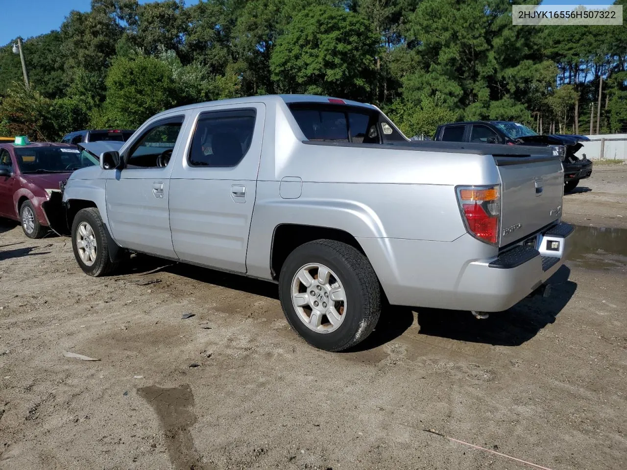 2006 Honda Ridgeline Rtl VIN: 2HJYK16556H507322 Lot: 68278364