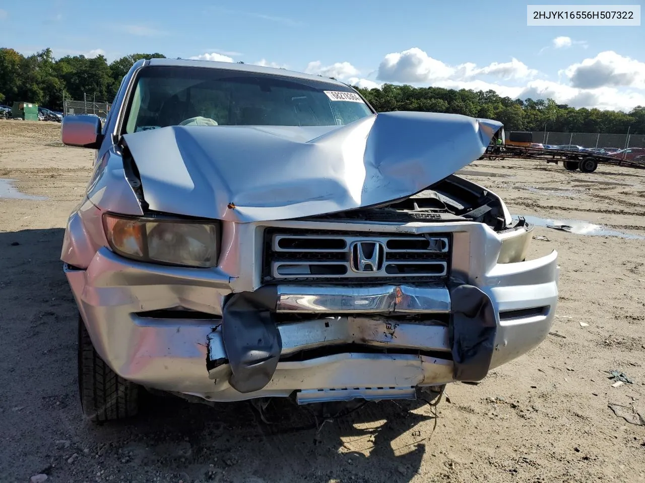 2006 Honda Ridgeline Rtl VIN: 2HJYK16556H507322 Lot: 68278364