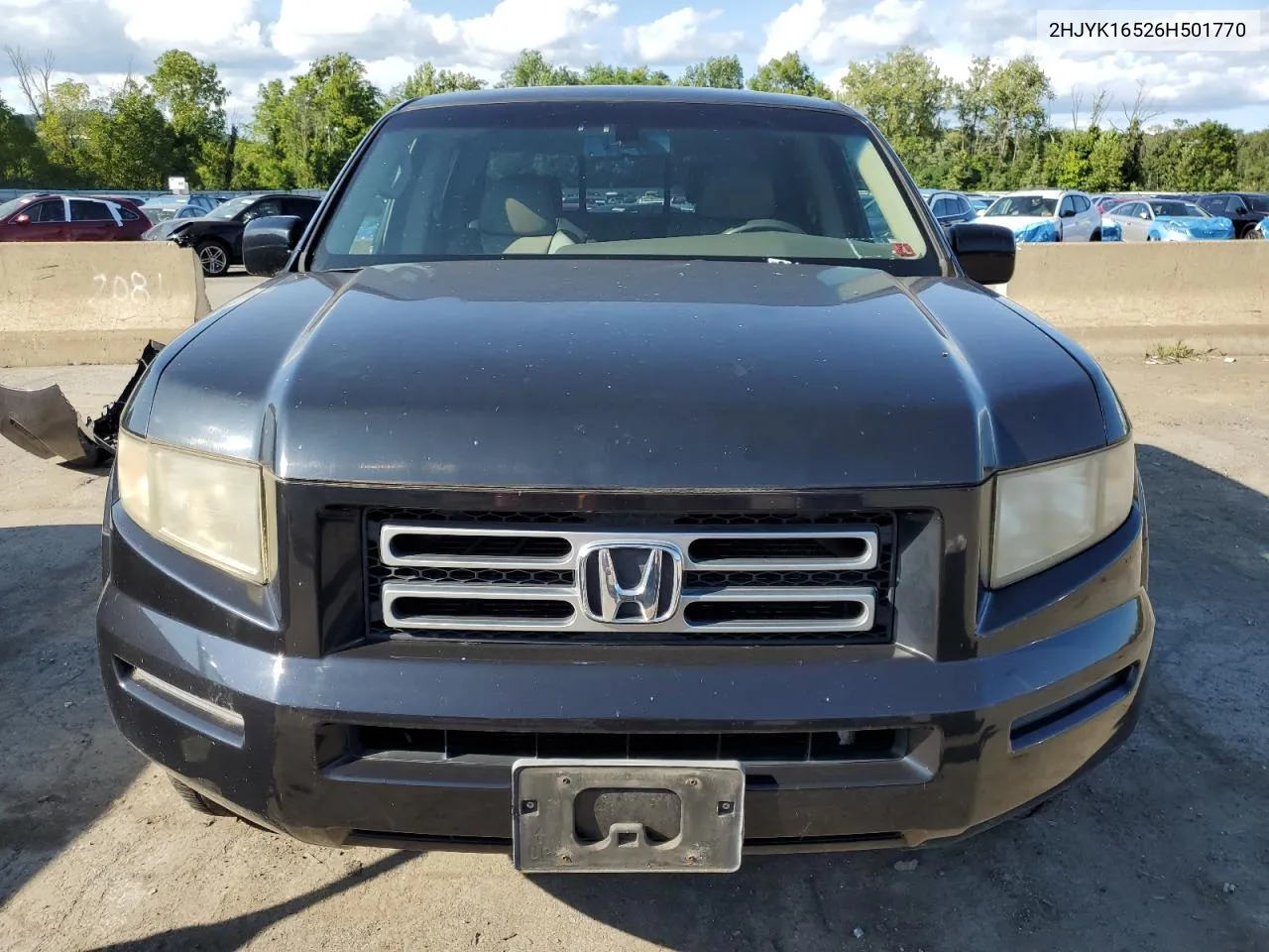 2006 Honda Ridgeline Rtl VIN: 2HJYK16526H501770 Lot: 68320074