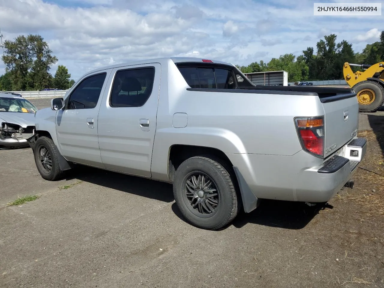 2006 Honda Ridgeline Rts VIN: 2HJYK16466H550994 Lot: 69121204