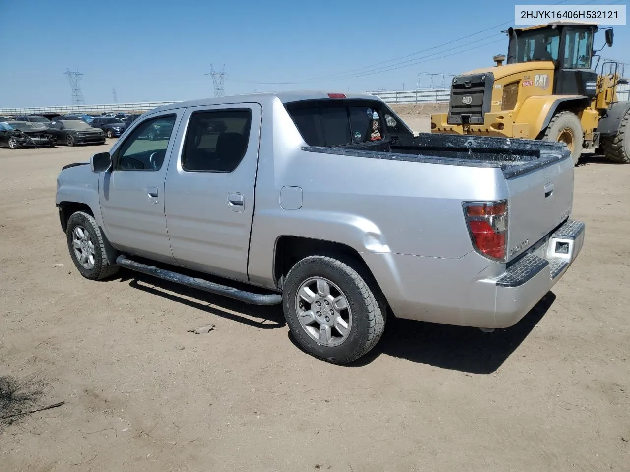 2006 Honda Ridgeline Rts VIN: 2HJYK16406H532121 Lot: 69319274