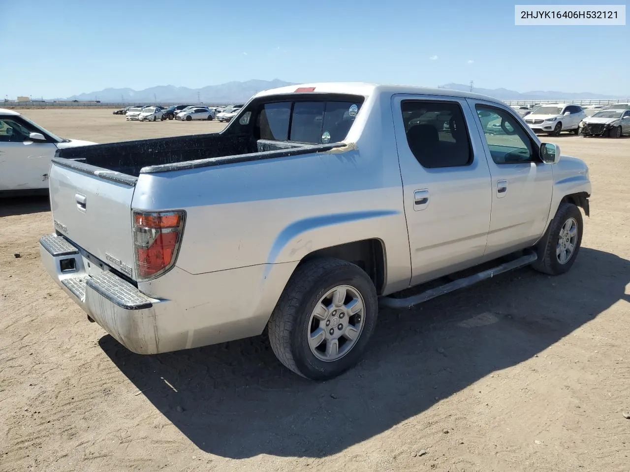 2006 Honda Ridgeline Rts VIN: 2HJYK16406H532121 Lot: 69319274