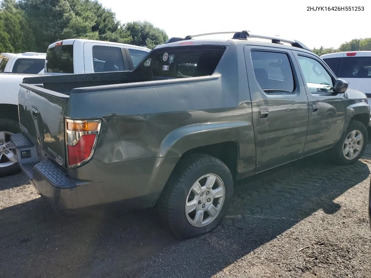 2006 Honda Ridgeline Rts VIN: 2HJYK16426H551253 Lot: 70634094