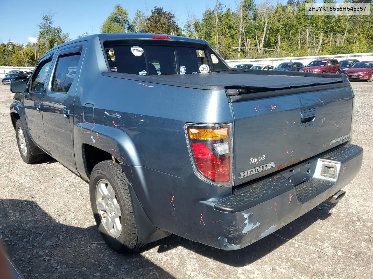 2006 Honda Ridgeline Rtl VIN: 2HJYK16556H545357 Lot: 70656694