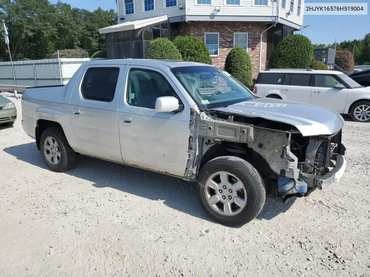 2HJYK16576H519004 2006 Honda Ridgeline Rtl