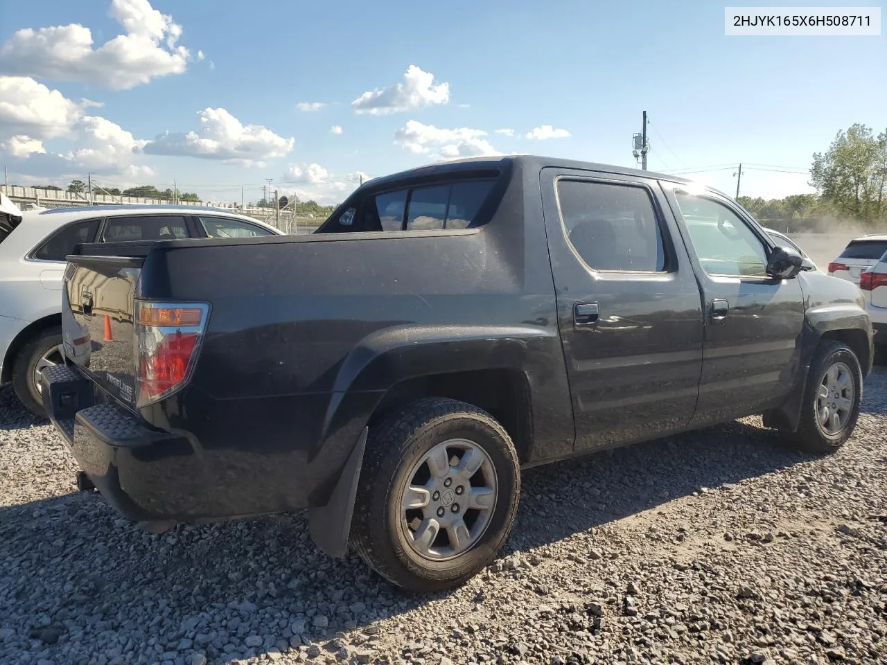 2006 Honda Ridgeline Rtl VIN: 2HJYK165X6H508711 Lot: 72052854